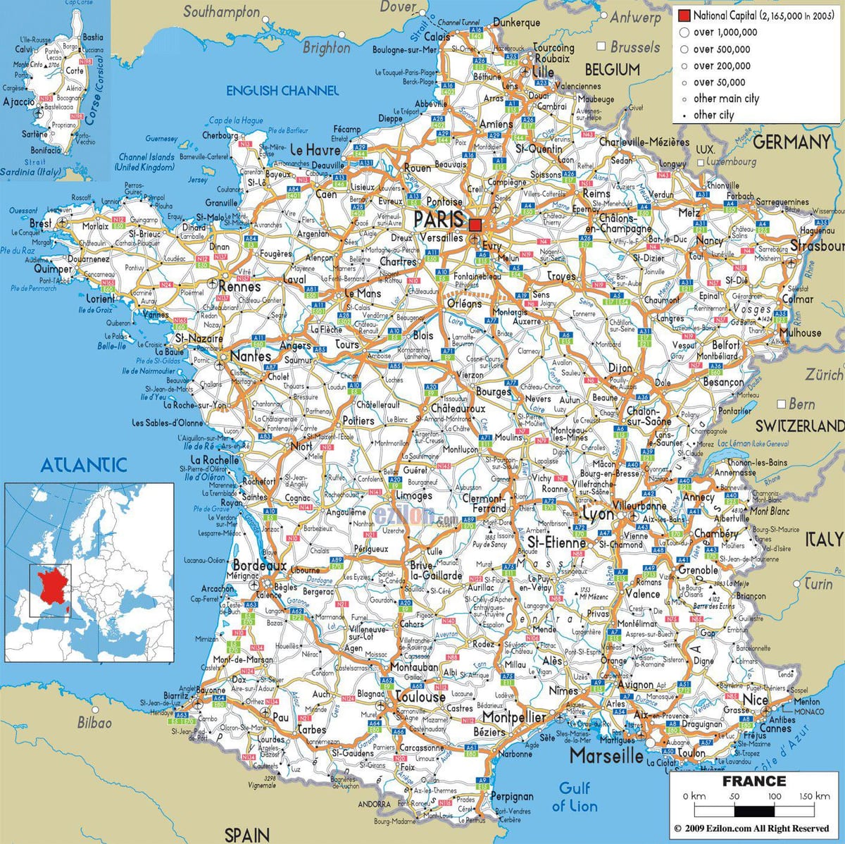 roteiro detalhado da França