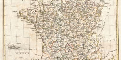Antiga França mapa